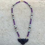 Amethyst Larger Phoenix Necklace