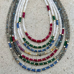 Multi Sapphires & Moonstone (Leo) Necklace