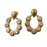 Moonstone Jasmine Earrings