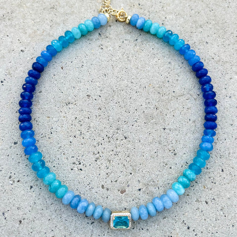 Blue Mix Copacabana Taylor Necklace