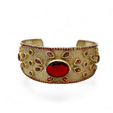Soleil Garnet Cuff