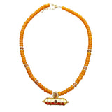 Carnelian Taweez Beaded Necklace