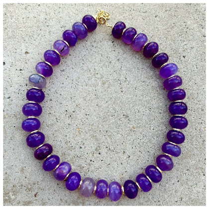 Purple Mrs. Atias Necklace