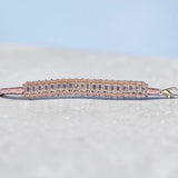 Nathalie Light Pink Woven Bracelet