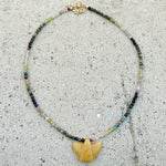Mini Yellow Adventurine Thunderbird Necklace