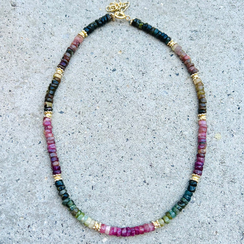 Ido Tourmalines Beaded Necklace