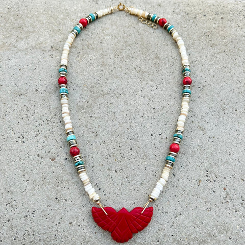 Red Onyx Original Phoenix Necklace