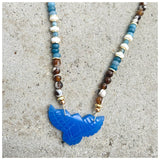 Blue Chalcedony Original Phoenix Necklace