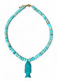Fish Turquoise Necklace