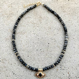 Jaipur Labradorite Eye Beaded Necklace