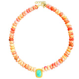 Emma Amazonite & Opals Necklace