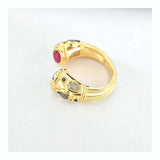 Ruby Red Taj Ring