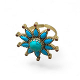 Asteria Turquoise Adjustable Ring