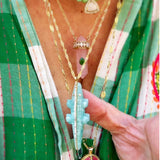 Amazonite Crocodile Necklace