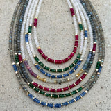 Collar Leo Zafiros y Labradorita RT Mazal