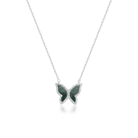 Gem Butterfly Necklace