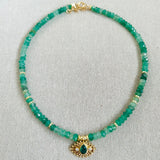 Jaipur Green Onyx Eye Necklace