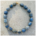 Lapis Mrs. Atias Oblong Chunky Necklace