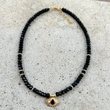 Jaipur Black Onyx Eye Beaded Necklace