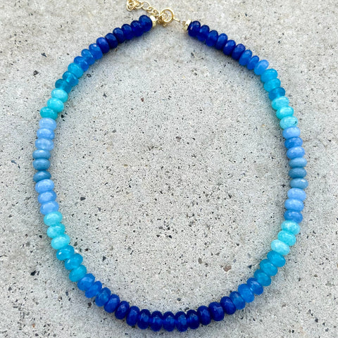 Assorted Blues Copacabana Solo Necklace