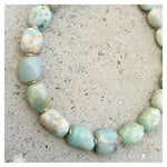 Amazonite Mrs. Atias Oblong Chunky Necklace