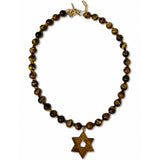 Big Magen Tiger Eye Ball Necklace