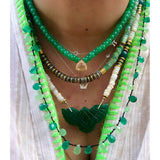 Claudia Labradorite & Crysoprase Necklace