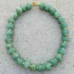 Green Adventurine Octogonal Necklace