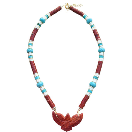 Red Jasper Phoenix Necklace