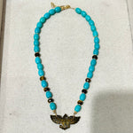 Tiger Eye Phoenix Necklace