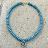 Blue Jade & Labradorite Alexis Necklace