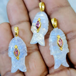 Fancy Carved Dag (Fish) Chain Necklace