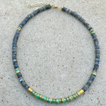 Claudia Labradorite & Chrysoprase Necklace