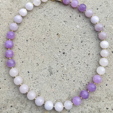 Lavender Mix Large Dragibus Necklace