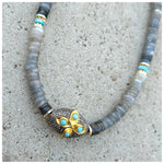 Sheeraz Labradorite Turquoise Necklace