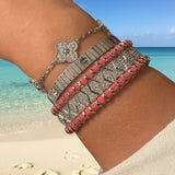 Eloise Cherry Woven Bracelet