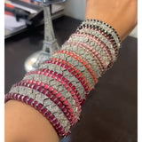 Eloise Silver Woven Bracelet