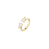You & Me Pear Adjustable Signet Ring