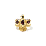 Gems Eagle Adjustable Ring
