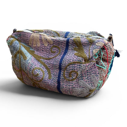 Suzani Kantha Cotton Pouch Mix 5