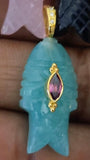 Fancy Carved Dag (Fish) Chain Necklace