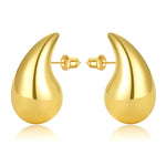 Large Gold Gina Stud Earrings
