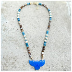 Blue Chalcedony Original Phoenix Necklace