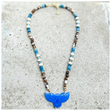 Blue Chalcedony Original Phoenix Necklace