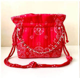 Red2 Bandana Trapeze Bag