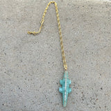 Amazonite Crocodile Necklace