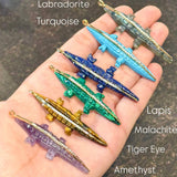 Gem Crocodile Necklace