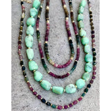 Chrysoprase Nuggets Necklace