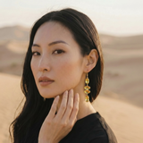 Dolmen Citrine Earrings