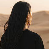 Dolmen Amethyst Earrings
